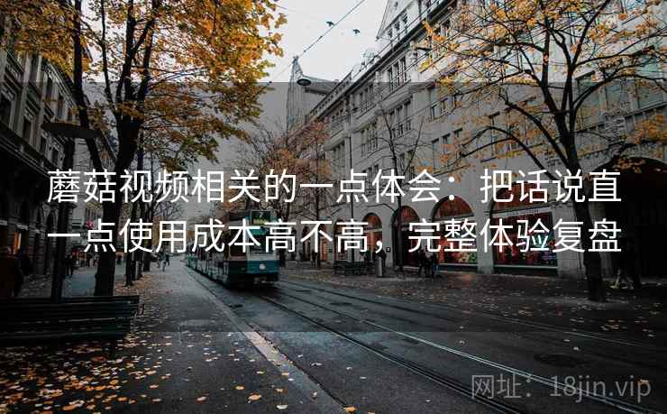 蘑菇视频相关的一点体会：把话说直一点使用成本高不高，完整体验复盘