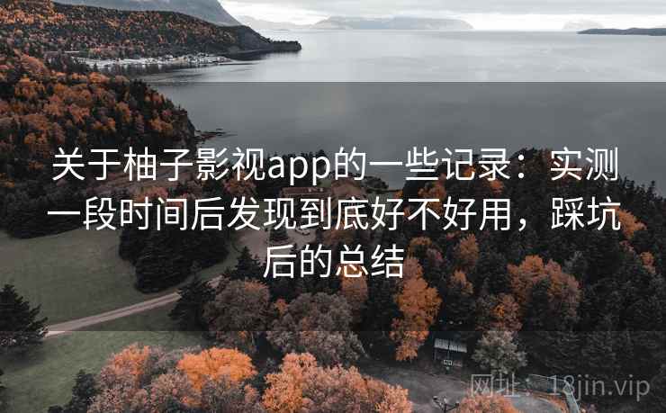 关于柚子影视app的一些记录：实测一段时间后发现到底好不好用，踩坑后的总结