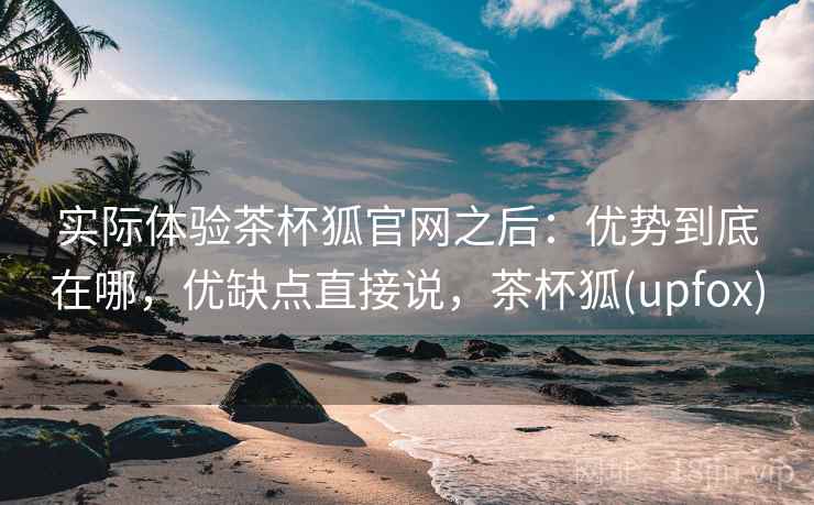 实际体验茶杯狐官网之后：优势到底在哪，优缺点直接说，茶杯狐(upfox)